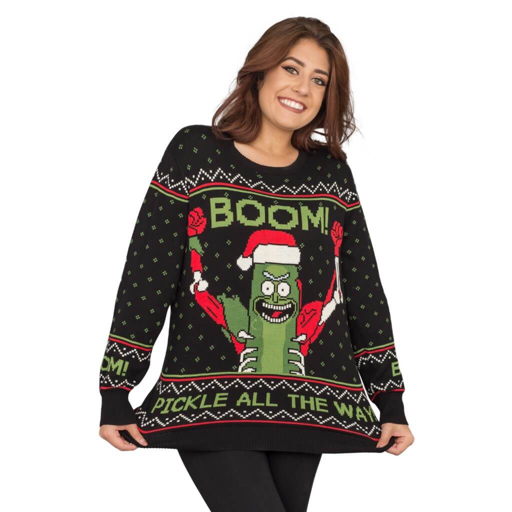 Ugly Christmas Sweater JulesRoche Knit Funny Pullover Julesroches