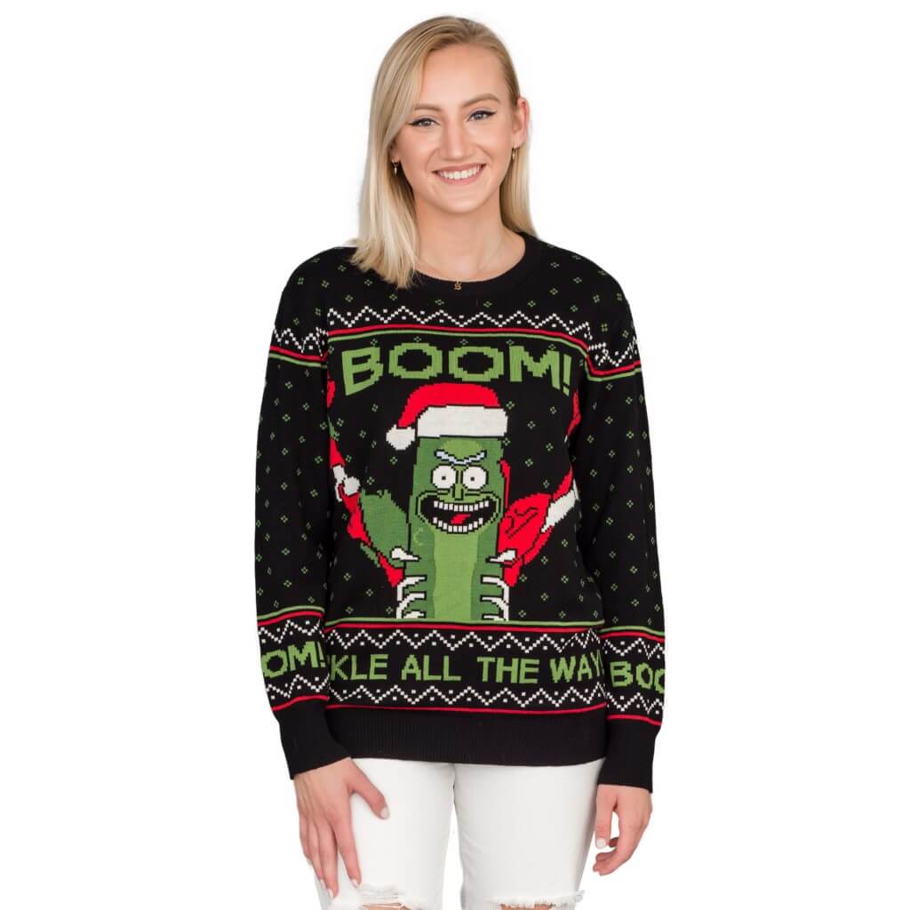 Ugly Christmas Sweater JulesRoche Knit Funny Pullover Julesroches