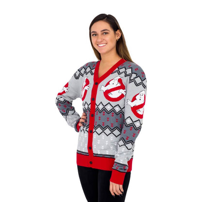 Ugly Christmas Sweater JulesRoche Knitted Women's Ghostbusters Pullover Julesroches