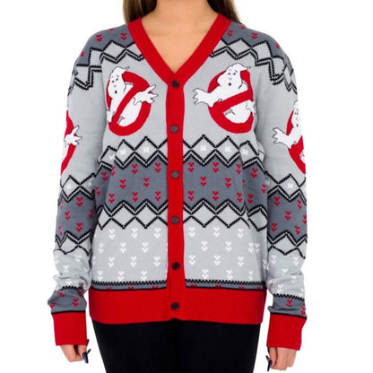 Ugly Christmas Sweater JulesRoche Knitted Women's Ghostbusters Pullover Julesroches