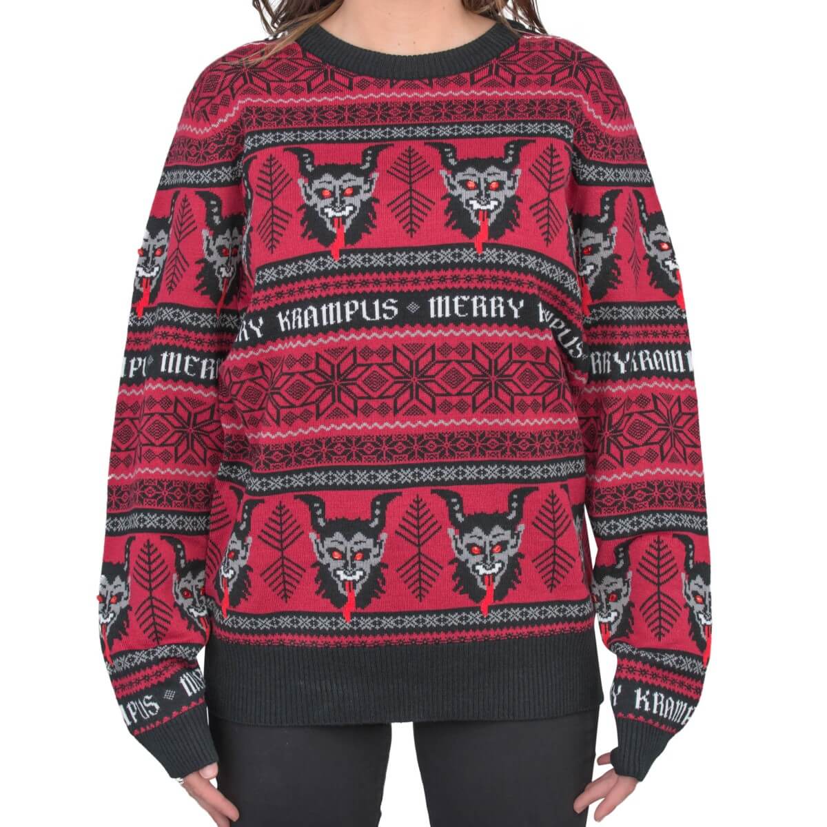 Ugly Christmas Sweater JulesRoche Krampus Design Warm & Fun Julesroches