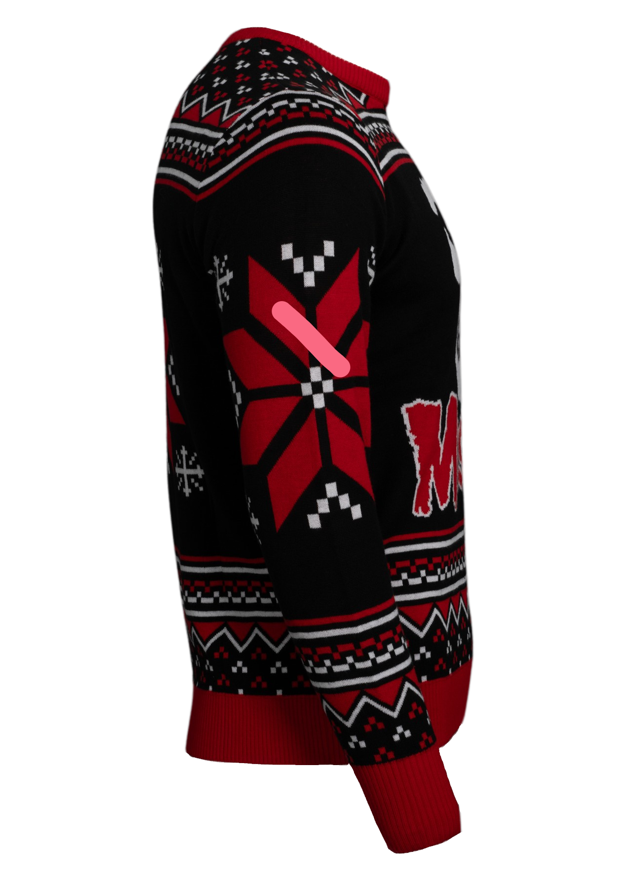 Ugly Christmas Sweater JulesRoche Punk Rock Style Crimson Ghost Julesroches