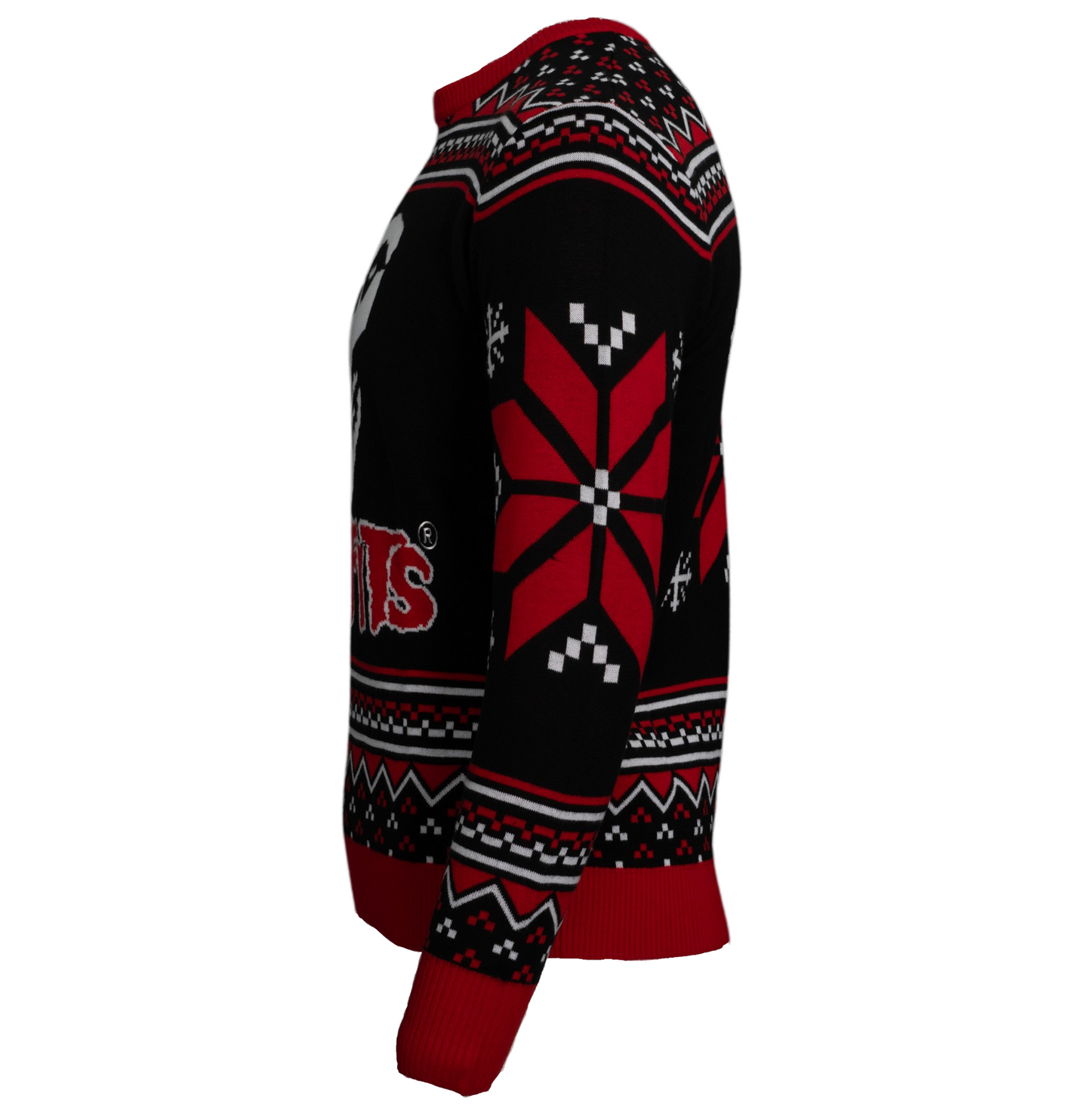 Ugly Christmas Sweater JulesRoche Punk Rock Style Crimson Ghost Julesroches