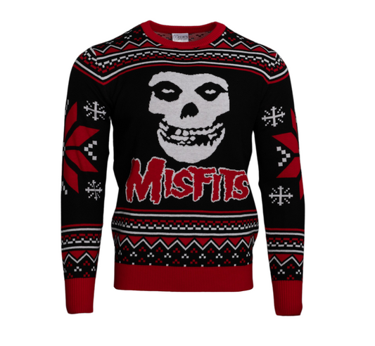 Ugly Christmas Sweater JulesRoche Punk Rock Style Crimson Ghost Julesroches