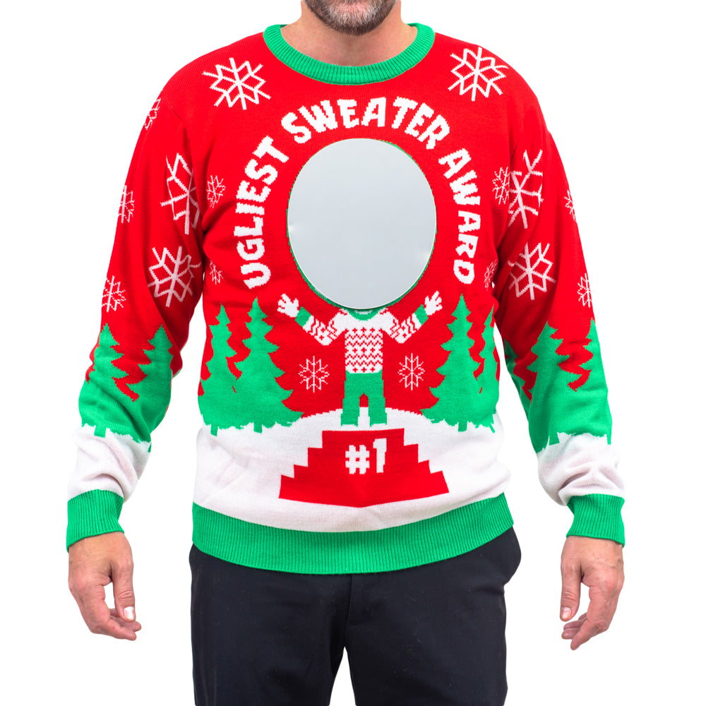 Ugly Christmas Sweater JulesRoche Reflective Novelty Jumper Julesroches