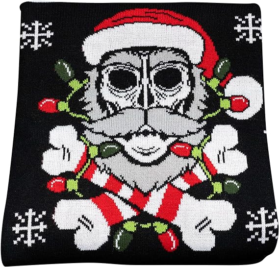 Ugly Christmas Sweater JulesRoche Skull Design Pullover Julesroches