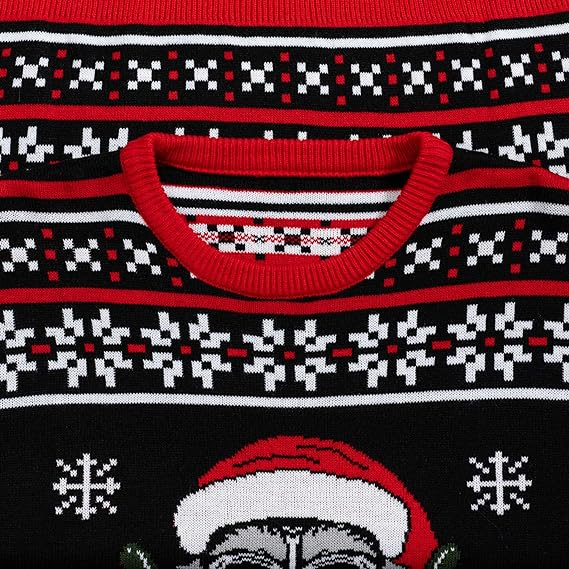 Ugly Christmas Sweater JulesRoche Skull Design Pullover Julesroches