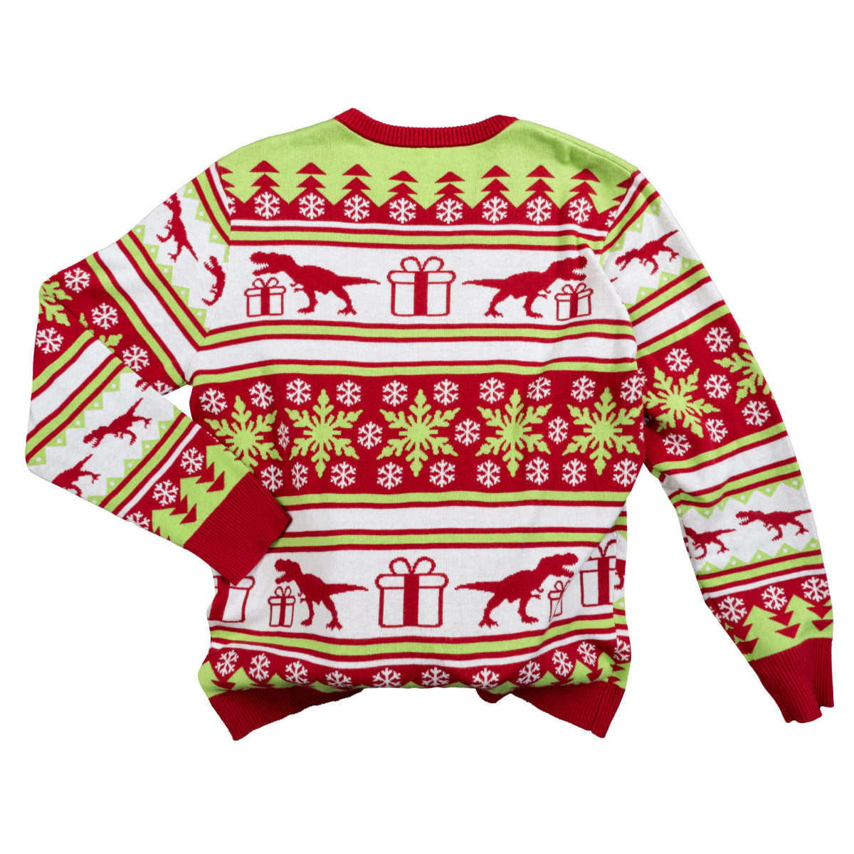 Ugly Christmas Sweater JulesRoche T-Rex Interactive Pullover Julesroches