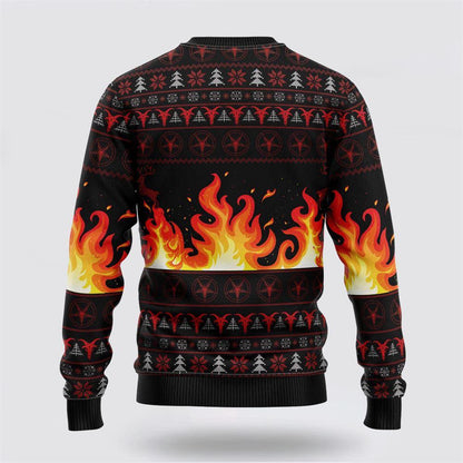 Ugly Christmas Sweater JulesRoche Warm Trendy All-Over-Print Julesroches