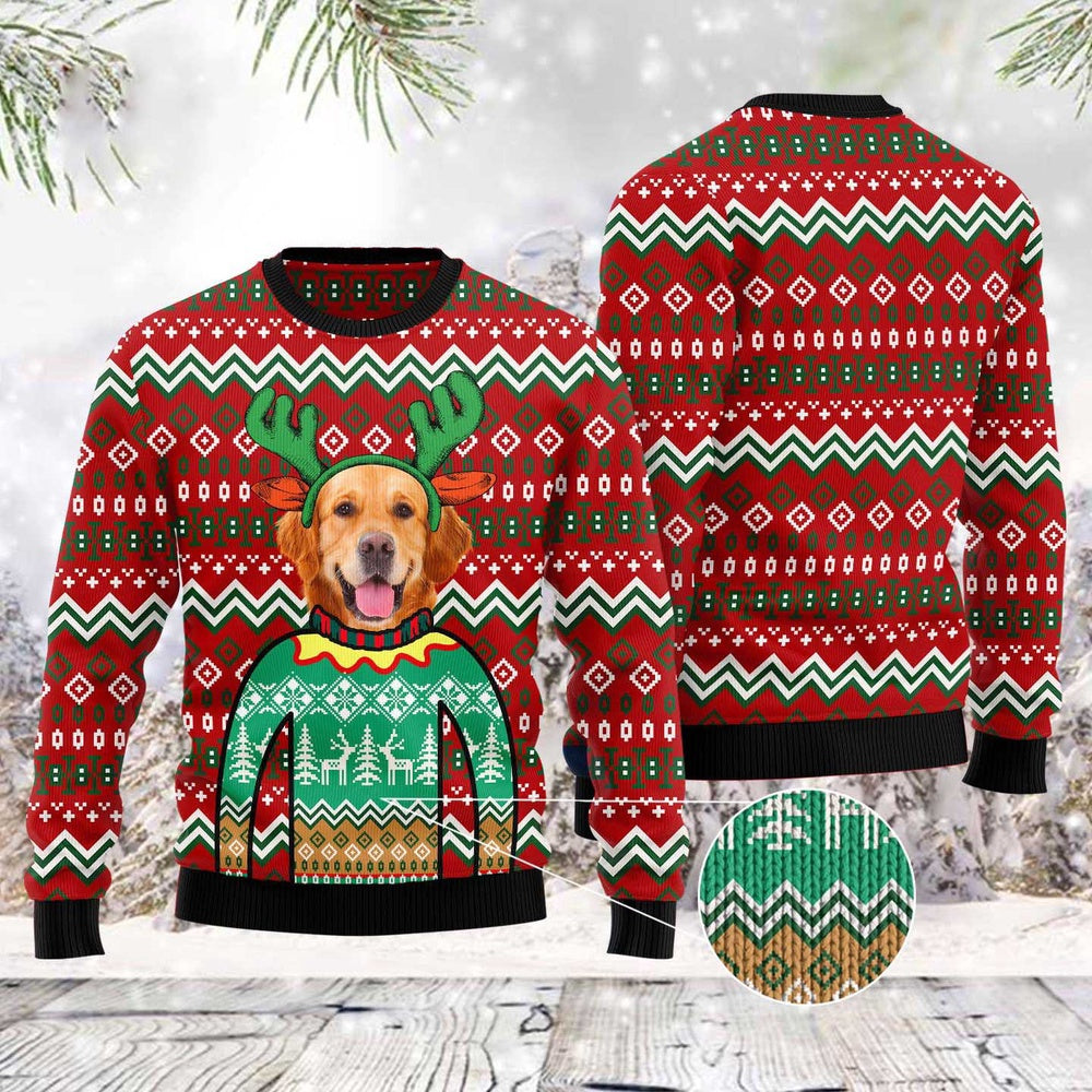 Ugly Christmas Sweater JulesRoche Warm Wool-Blended Trendy Pullover Julesroches