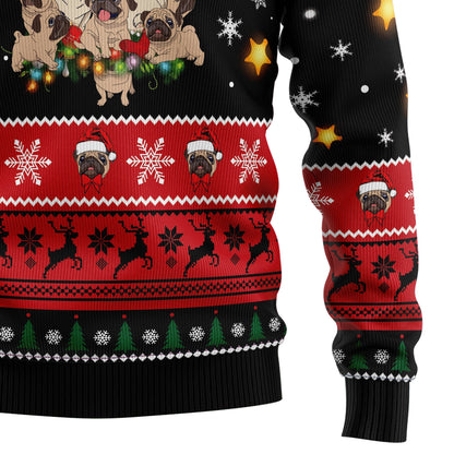 Ugly Christmas Sweater JulesRoche Winter Jumper All-Over-Print Julesroches