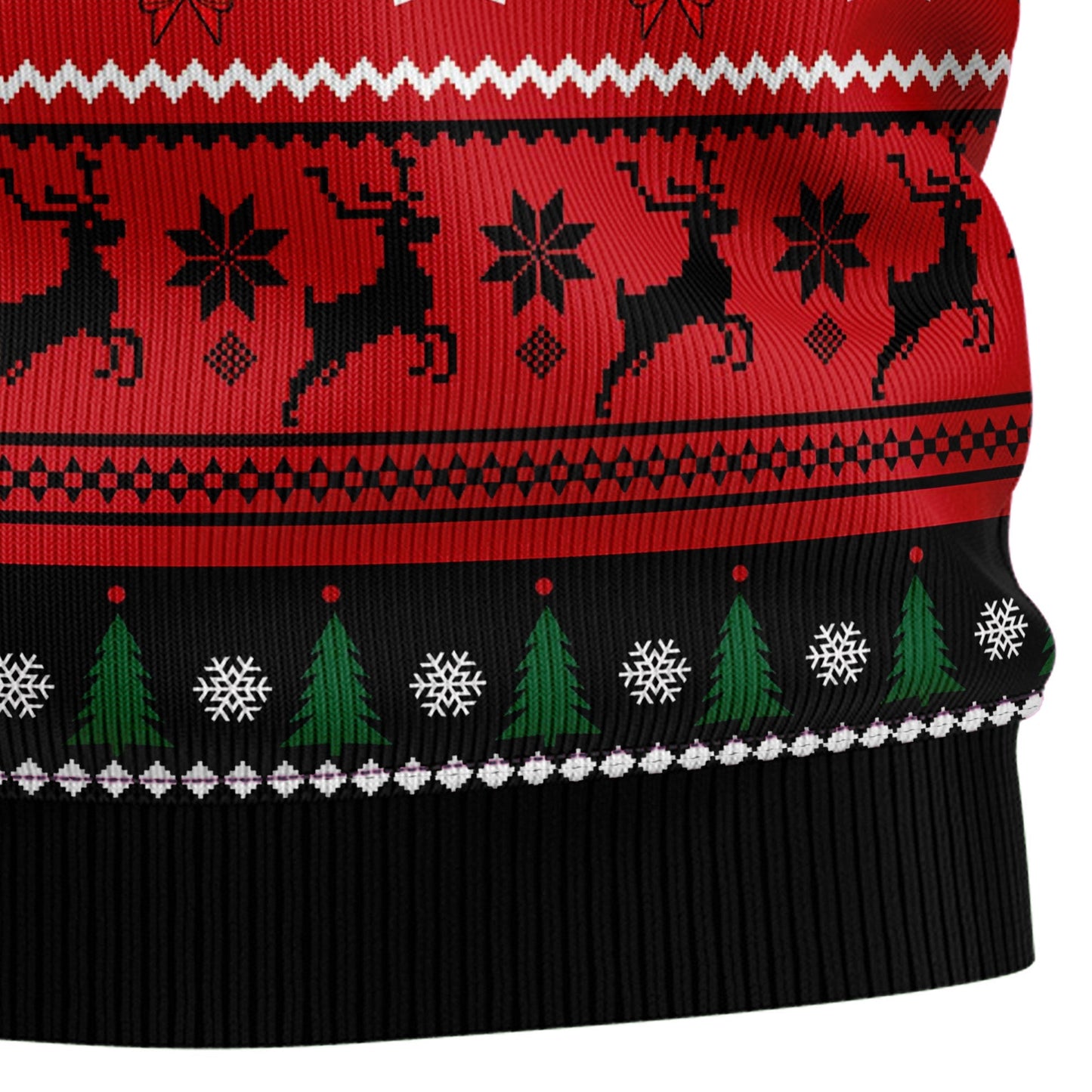 Ugly Christmas Sweater JulesRoche Winter Jumper All-Over-Print Julesroches