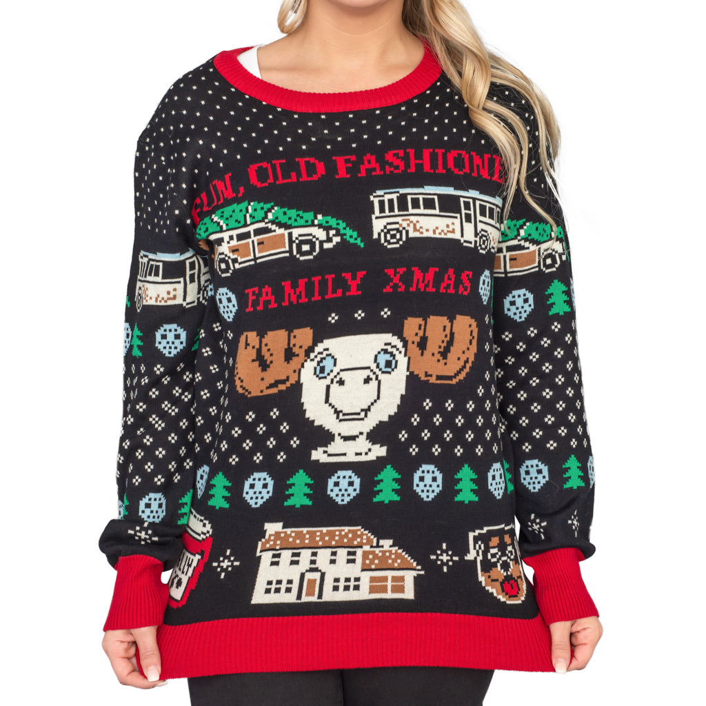 Ugly Christmas Sweater - Knitted Family Fun for Holiday Parties Julesroches