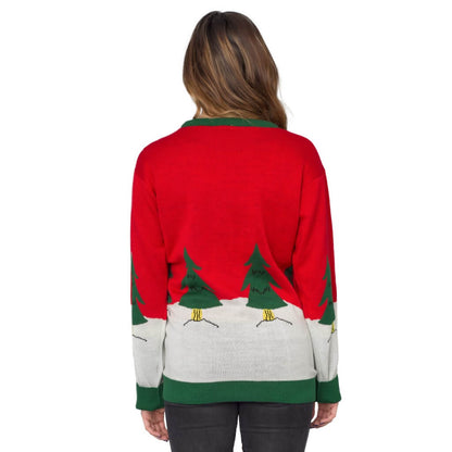 Ugly Christmas Sweater - LED T-Rex Design for Holiday Parties Julesroches