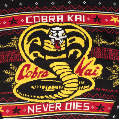 Ugly Christmas Sweater - Official Cobra Kai Design for Holiday Festivities Julesroches