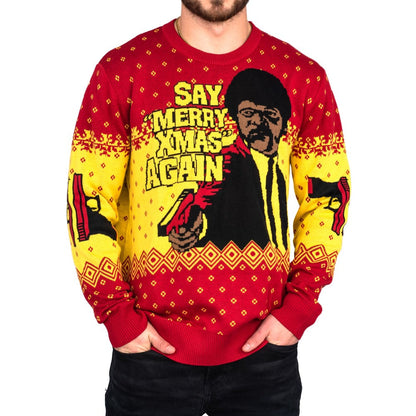 Ugly Christmas Sweater - Pulp Fiction Style for Movie Fans Julesroches