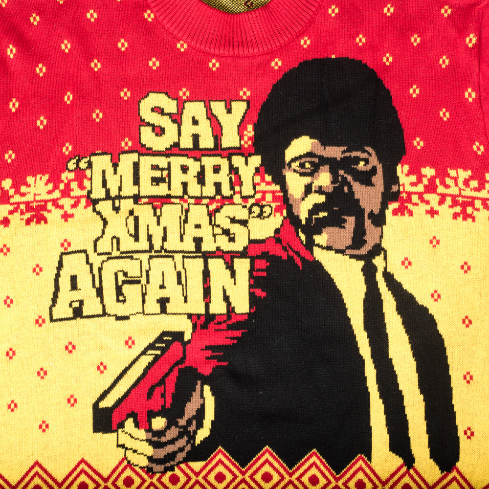 Ugly Christmas Sweater - Pulp Fiction Style for Movie Fans Julesroches