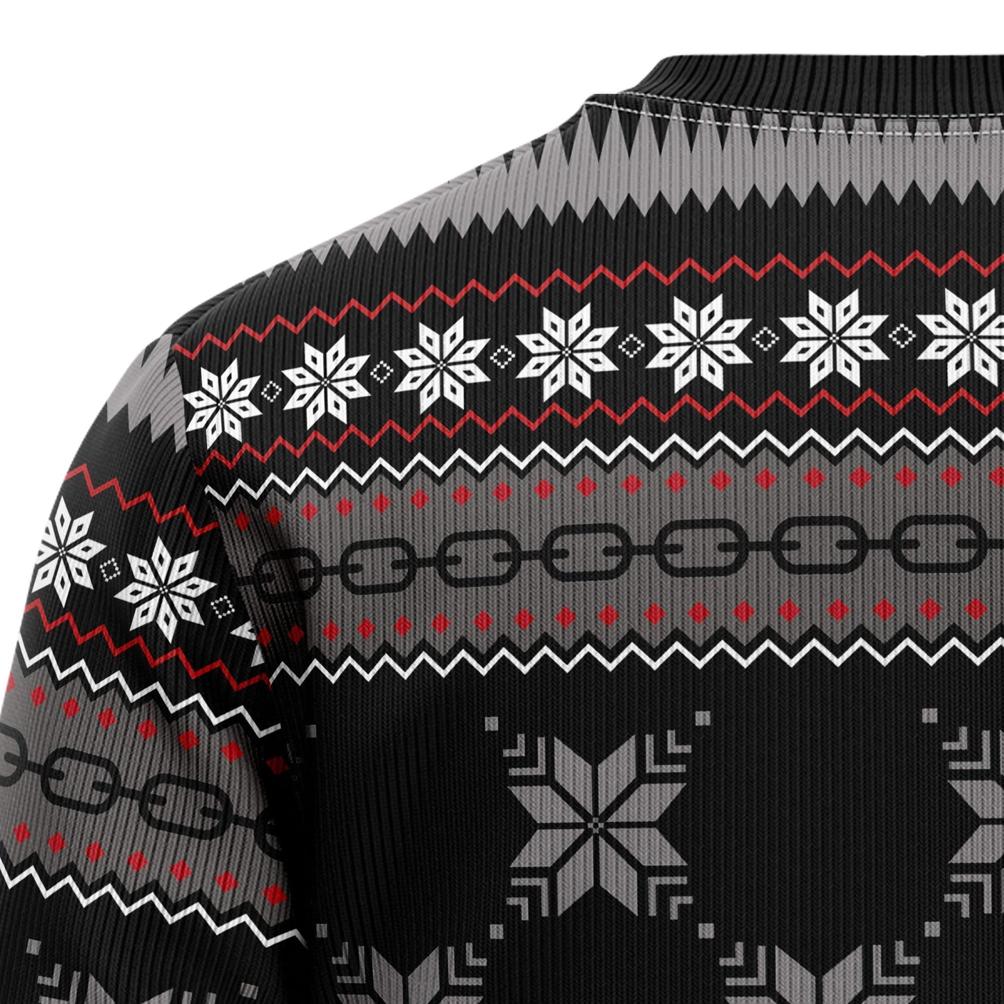 Ugly Cotton Sweater JulesRoche All-Over Print Holiday Style Julesroches