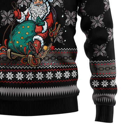 Ugly Cotton Sweater JulesRoche All-Over Print Holiday Style Julesroches