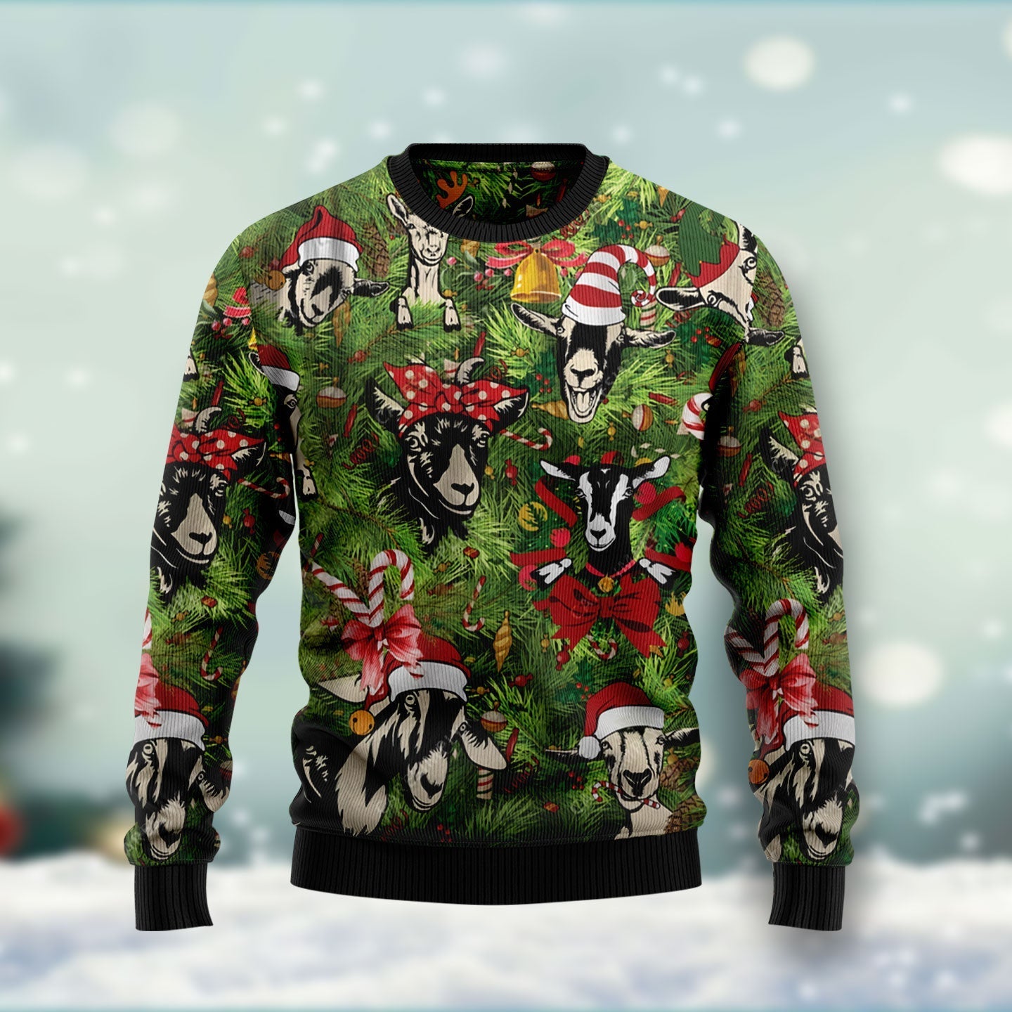 Ugly Sweater JulesRoche All-Over-Print Christmas Pullover Julesroches