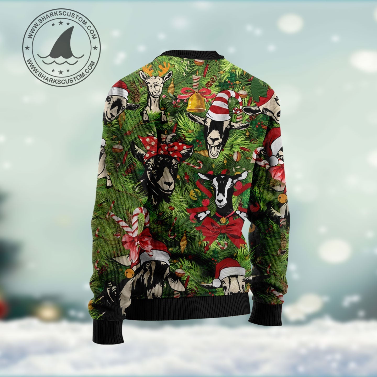 Ugly Sweater JulesRoche All-Over-Print Christmas Pullover Julesroches