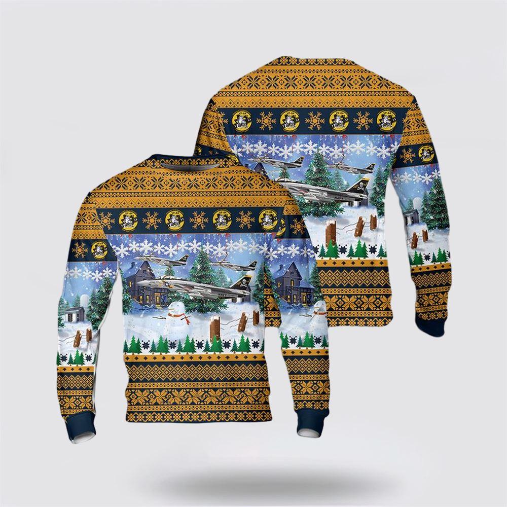 Ugly Sweater JulesRoche All-Over Print Christmas Pullover Julesroches