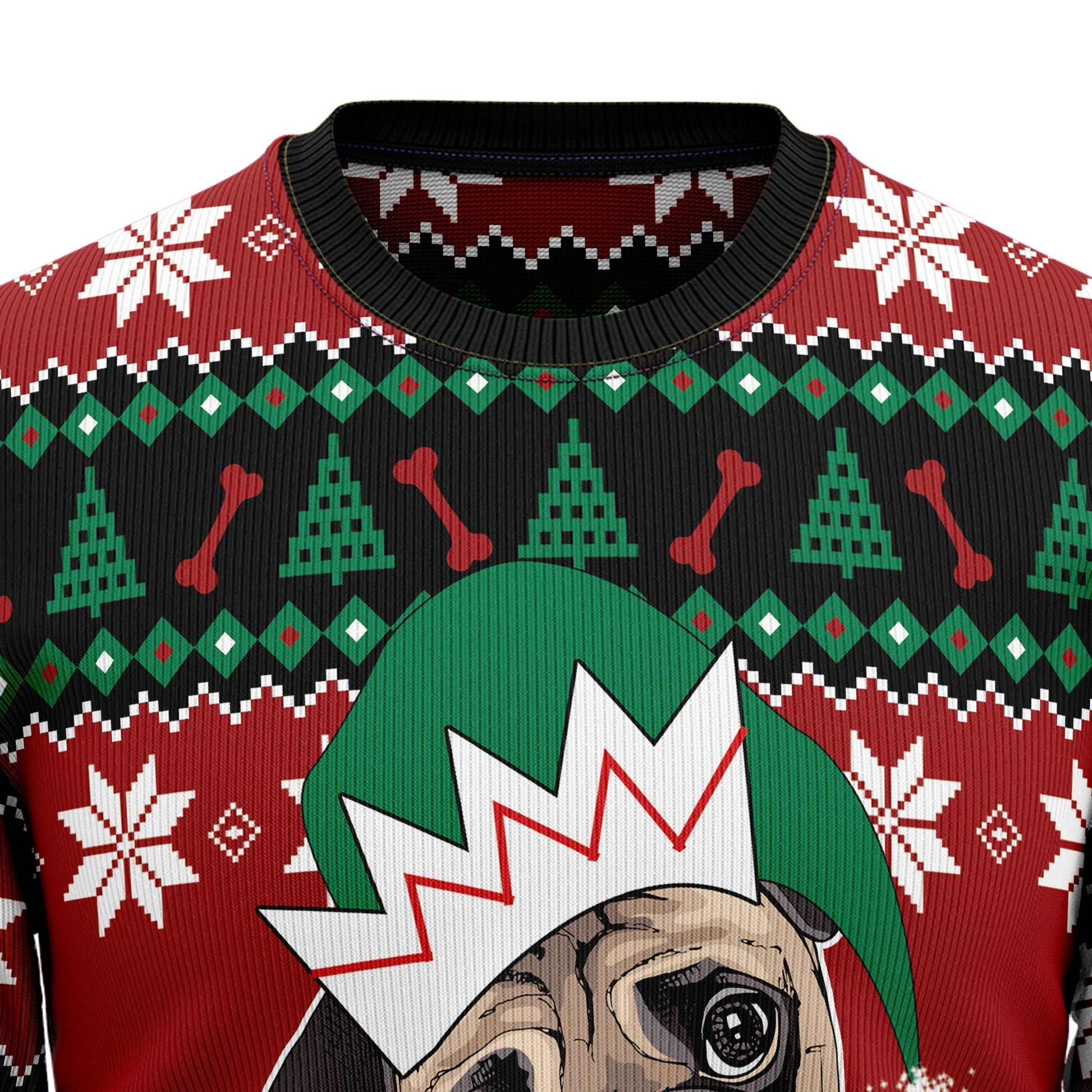 Ugly Sweater JulesRoche All-Over-Print Cotton Acrylic Blend Julesroches