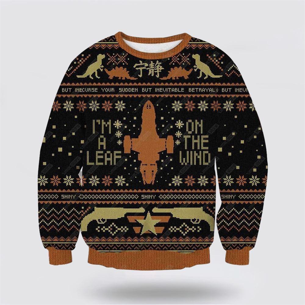 Ugly Sweater JulesRoche All-Over-Print Cotton Blend Unisex Julesroches