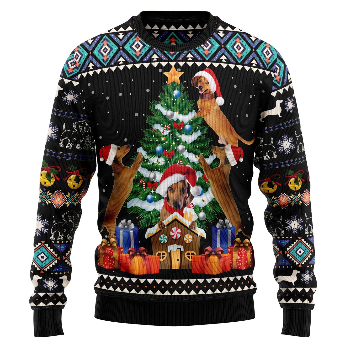 Ugly Sweater JulesRoche All-Over-Print Festive Design Julesroches