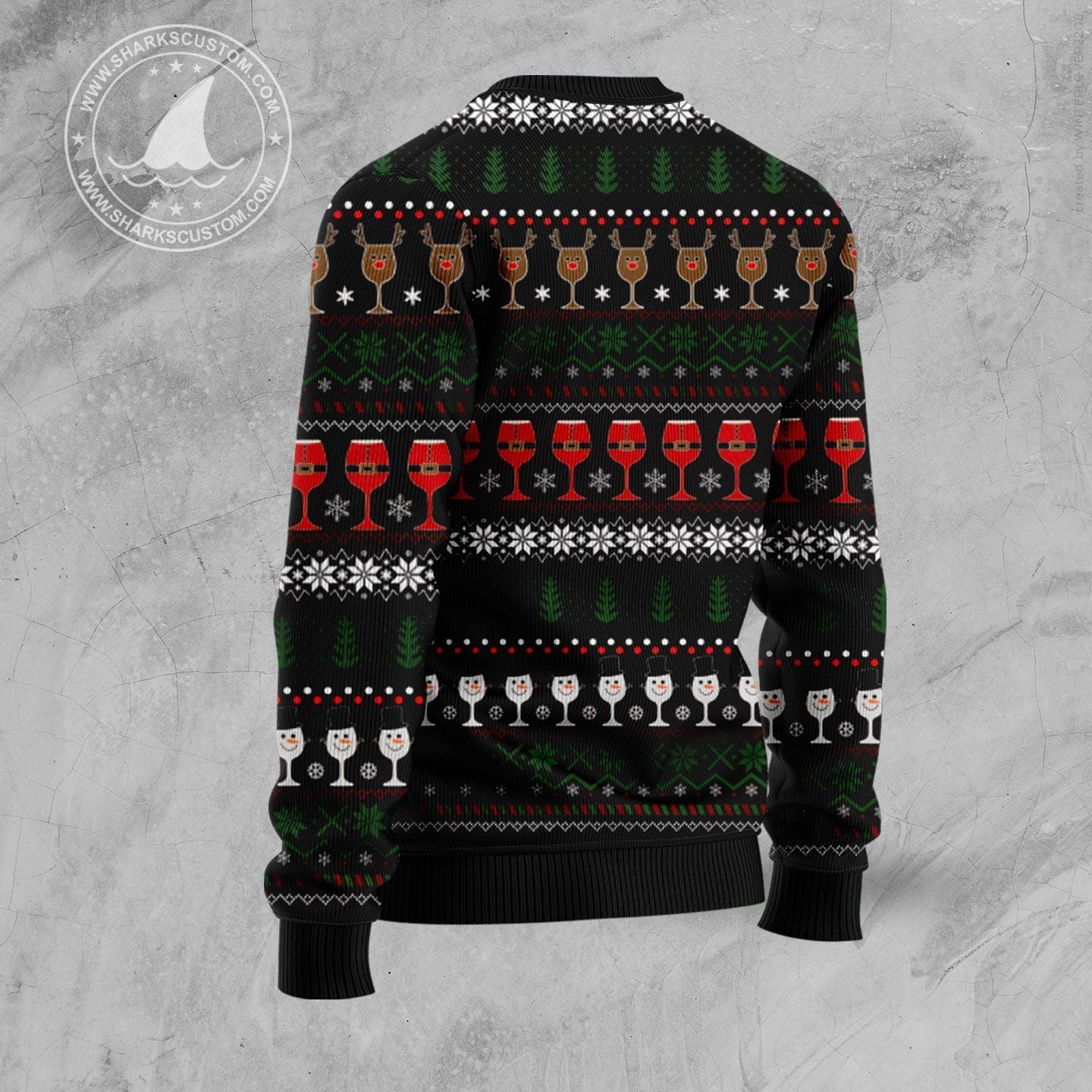 Ugly Sweater JulesRoche All-Over Print Festive Pullover Julesroches