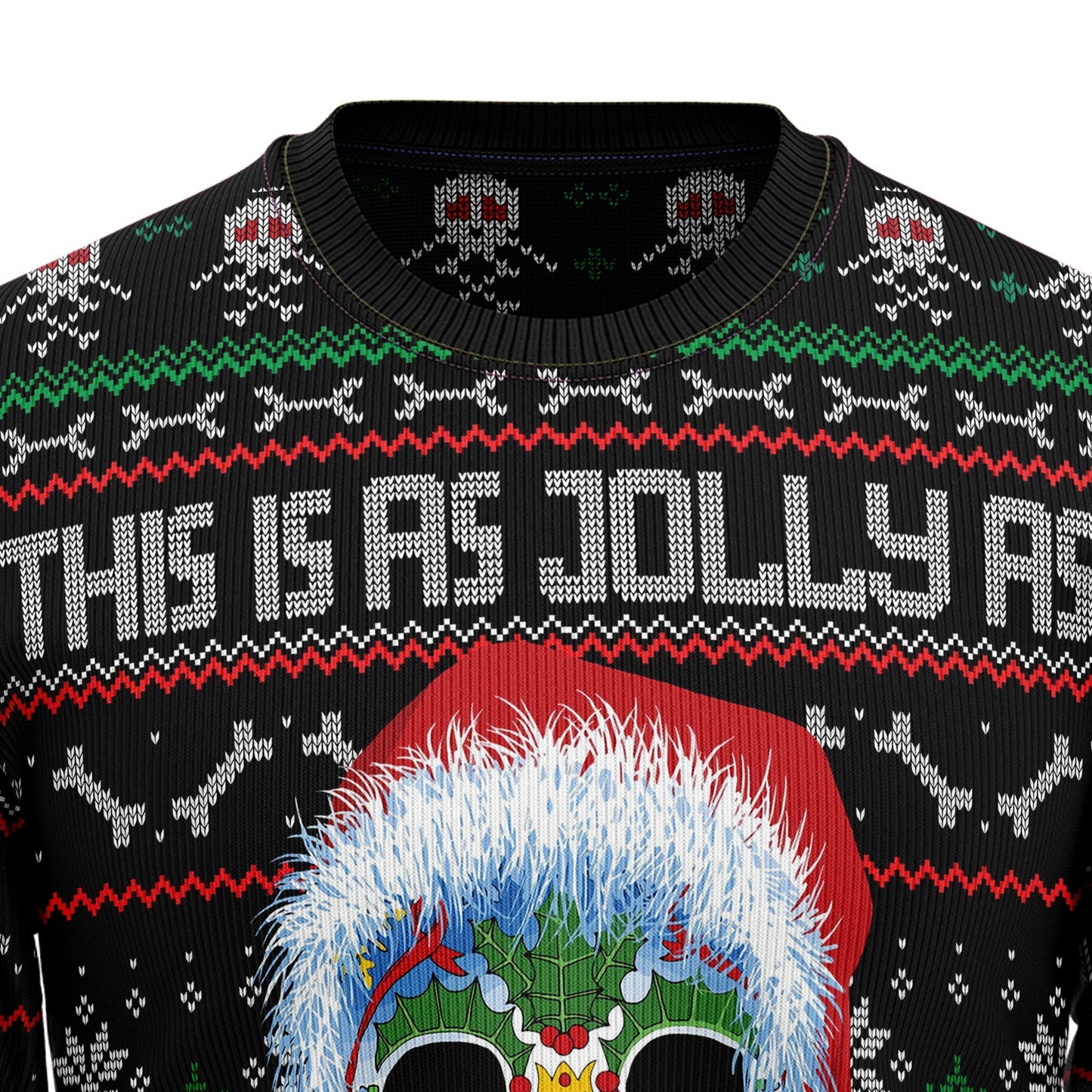 Ugly Sweater JulesRoche All-Over-Print Funny Christmas Pullover Julesroches