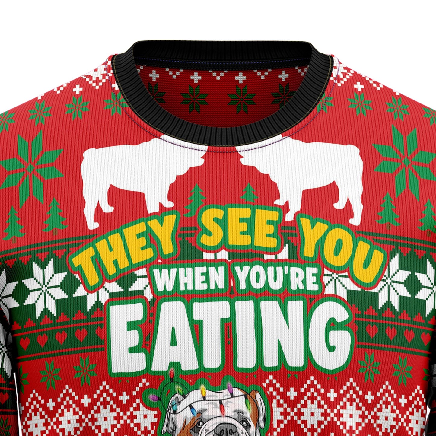 Ugly Sweater JulesRoche All-Over Print Funny Christmas Pullover Julesroches