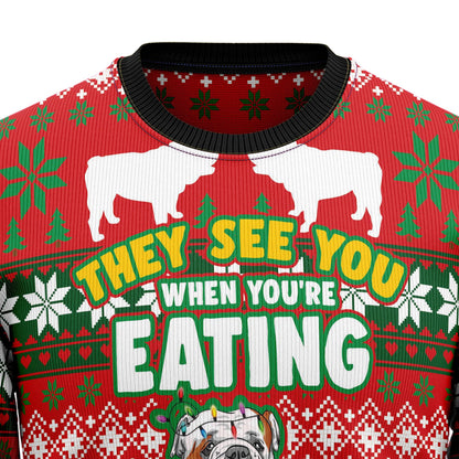 Ugly Sweater JulesRoche All-Over Print Funny Christmas Pullover Julesroches