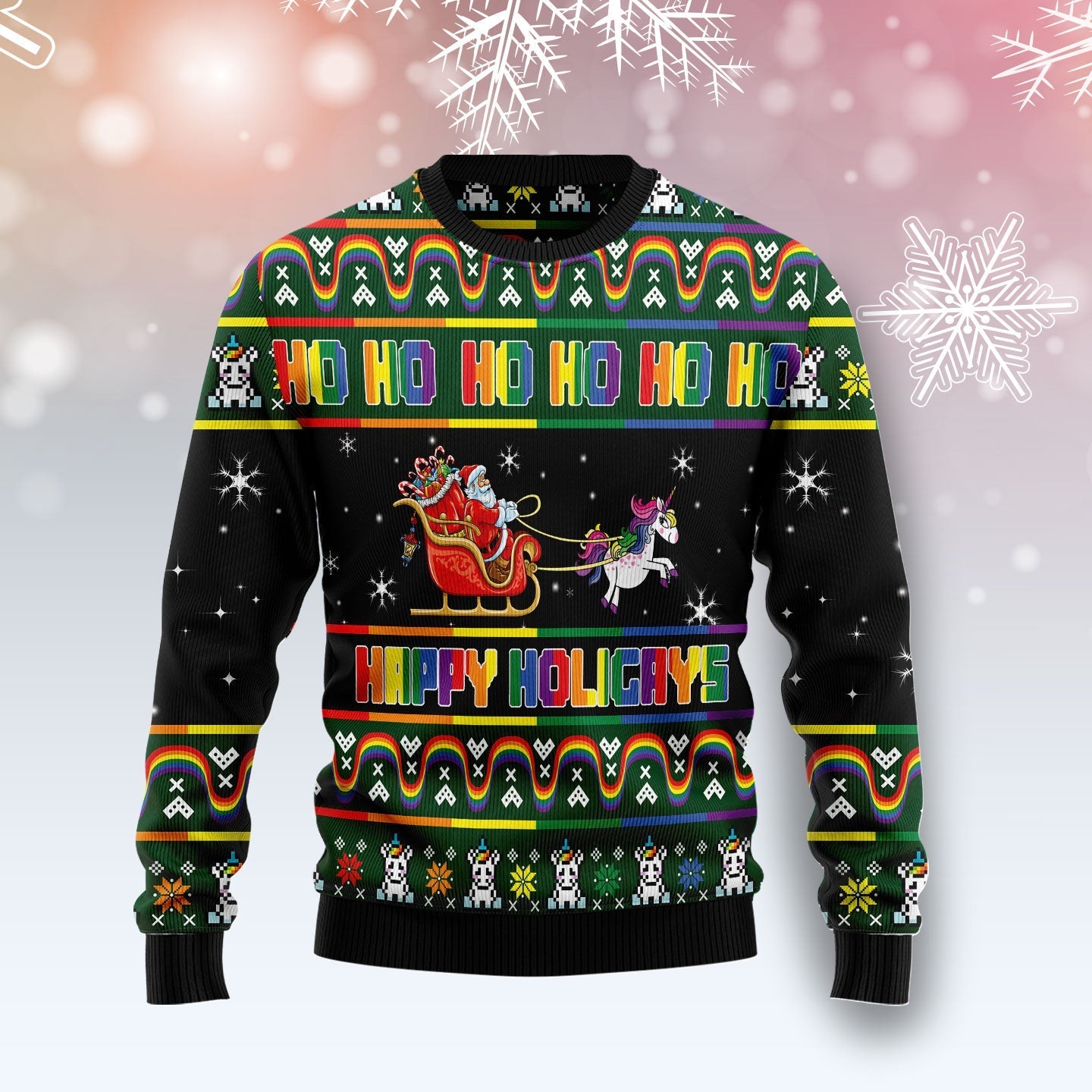 Ugly Sweater JulesRoche All-Over-Print Holiday Classic Julesroches