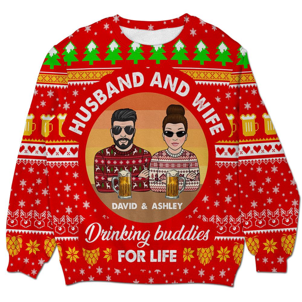 Ugly Sweater JulesRoche All-Over Print Trendy Holiday Julesroches