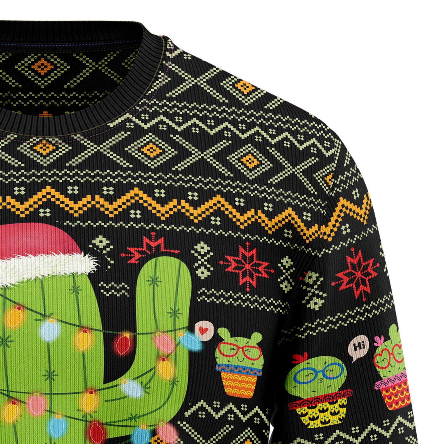 Ugly Sweater JulesRoche All-Over Print Trendy Holiday Pullover Julesroches