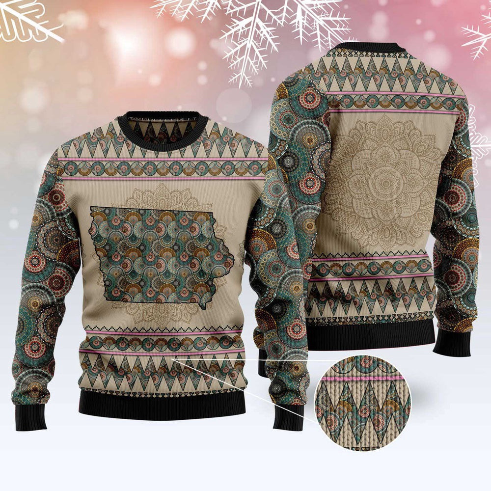 Ugly Sweater JulesRoche All-Over Print Warm 60% Cotton Julesroches