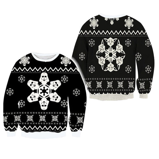 Ugly Sweater JulesRoche All-Over Print Warm Holiday Pullover Julesroches