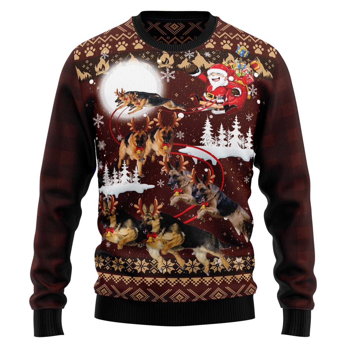 Ugly Sweater JulesRoche All-Over Print Warm Pullover Julesroches