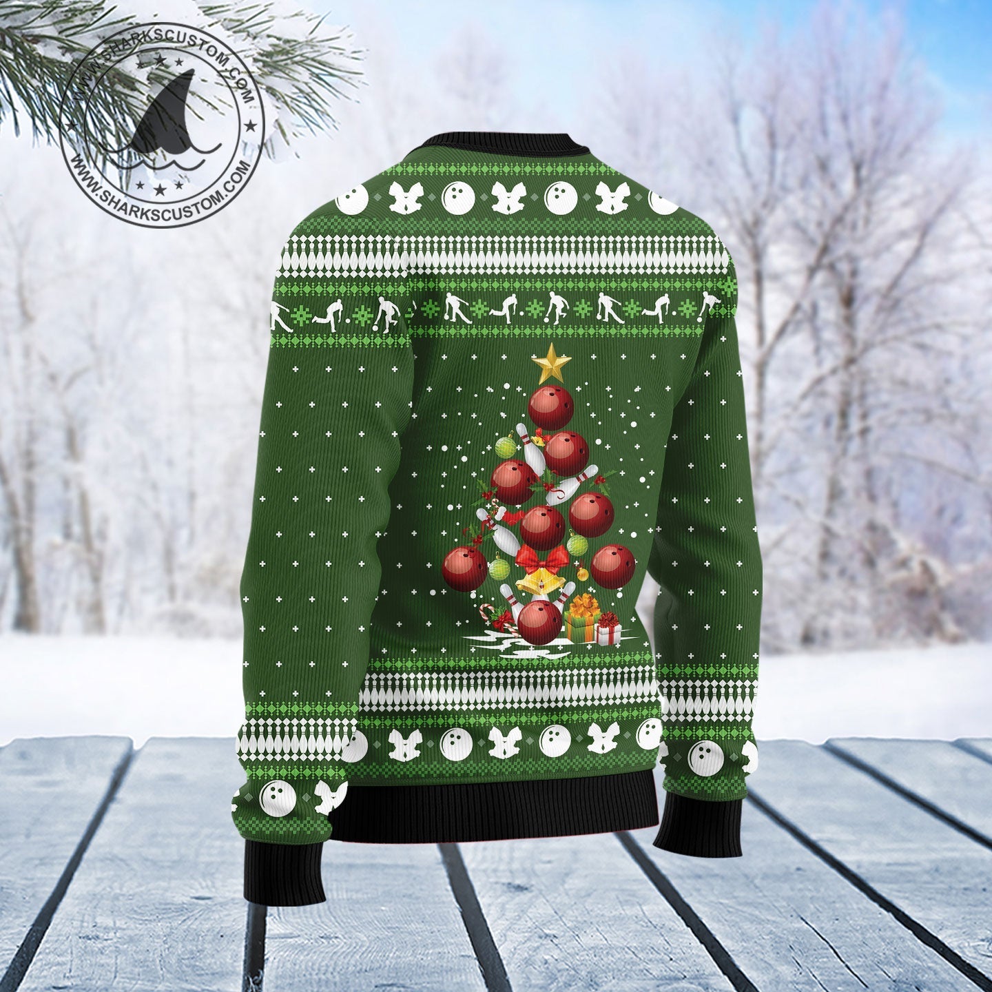 Ugly Sweater JulesRoche All-Over-Print Warm Winter Apparel Julesroches