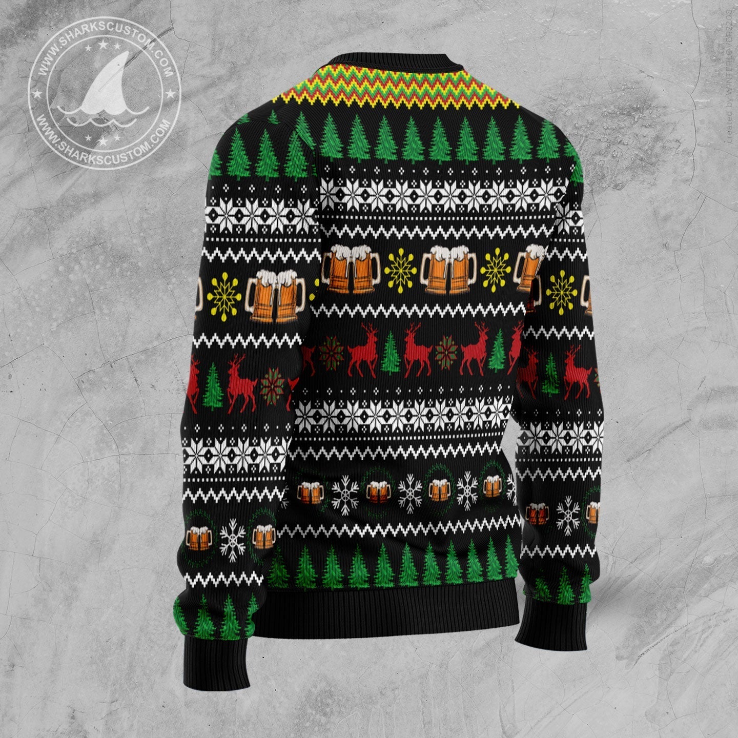 Ugly Sweater JulesRoche All-Over Print Winter Holiday Julesroches