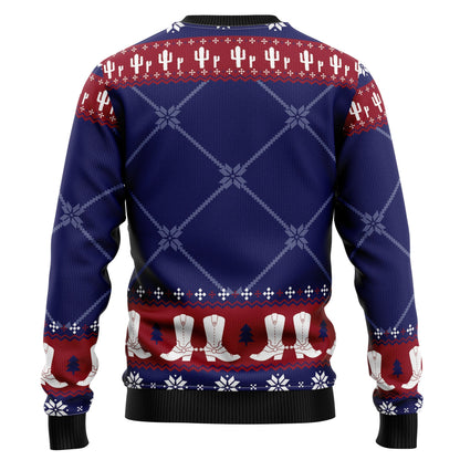 Ugly Sweater JulesRoche All-Over-Print Wool Blend Pullover Julesroches