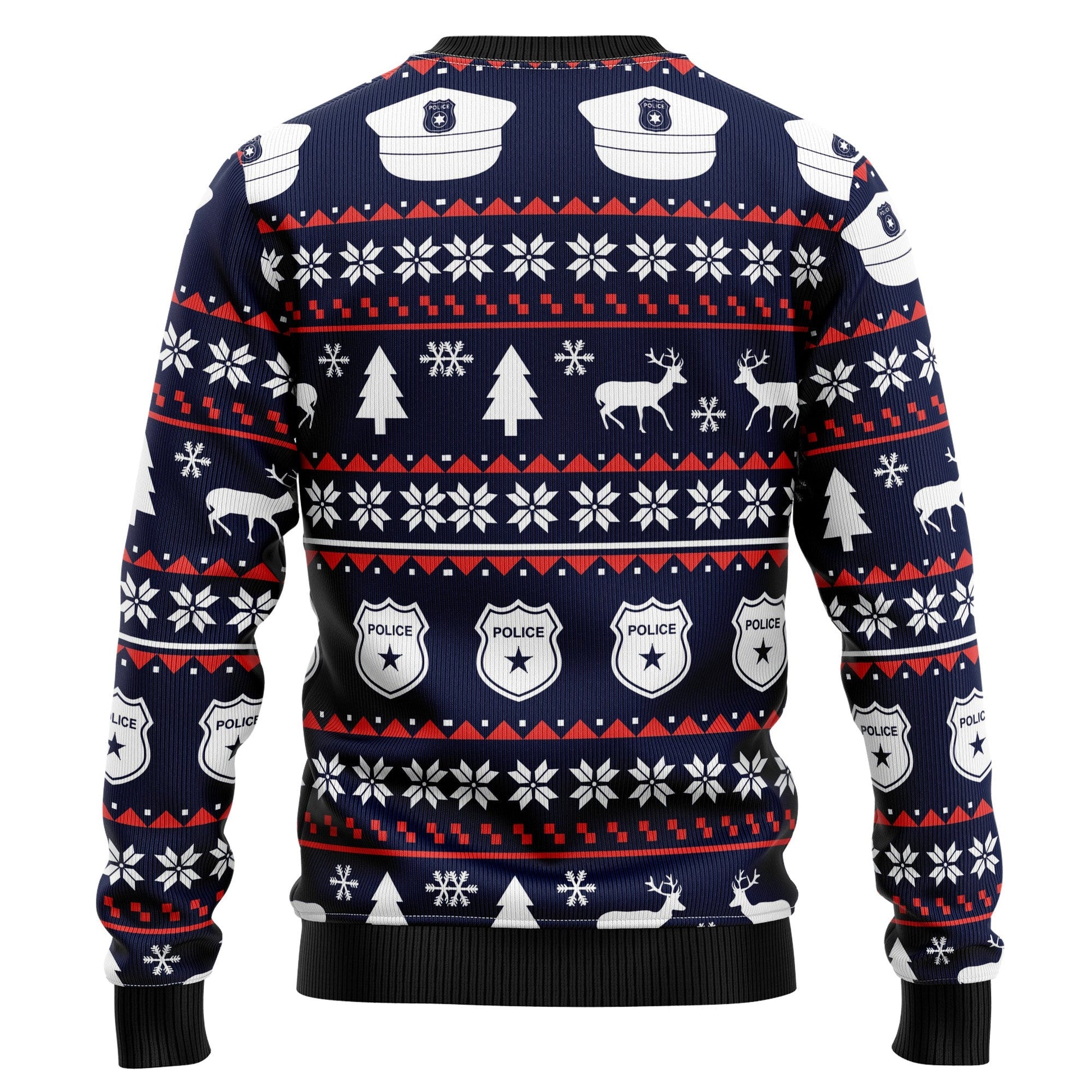 Ugly Sweater JulesRoche All-Over Print Wool Cotton Blend Julesroches