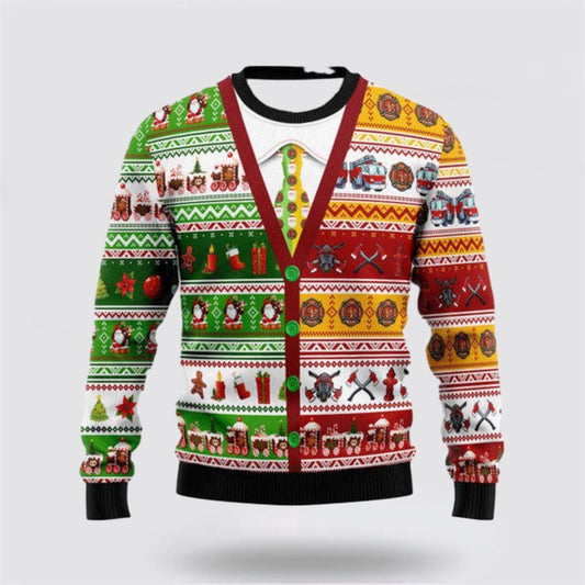 Ugly Sweater JulesRoche All-over Print Warm Holiday Fashion Julesroches