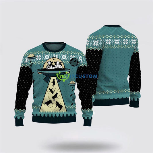 Ugly Sweater JulesRoche All-over Print Winter Pullover Julesroches