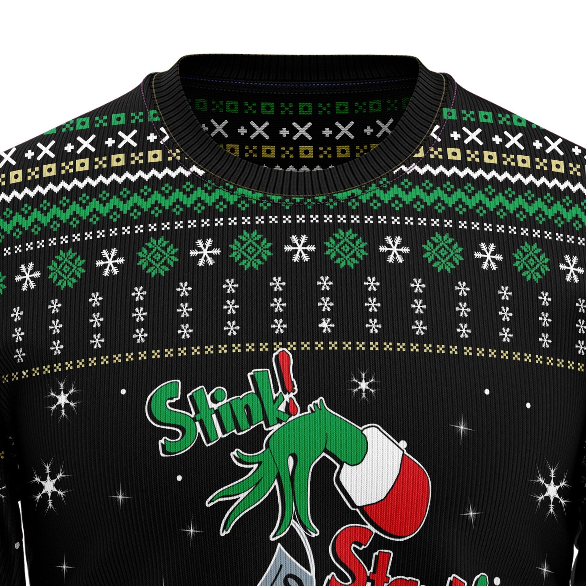 Ugly Sweater JulesRoche Graphic All-Over Print Winter Warm Julesroches