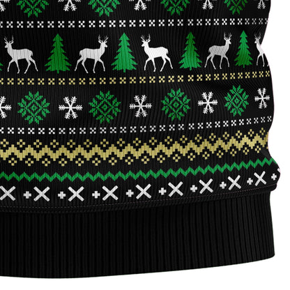 Ugly Sweater JulesRoche Graphic All-Over Print Winter Warm Julesroches