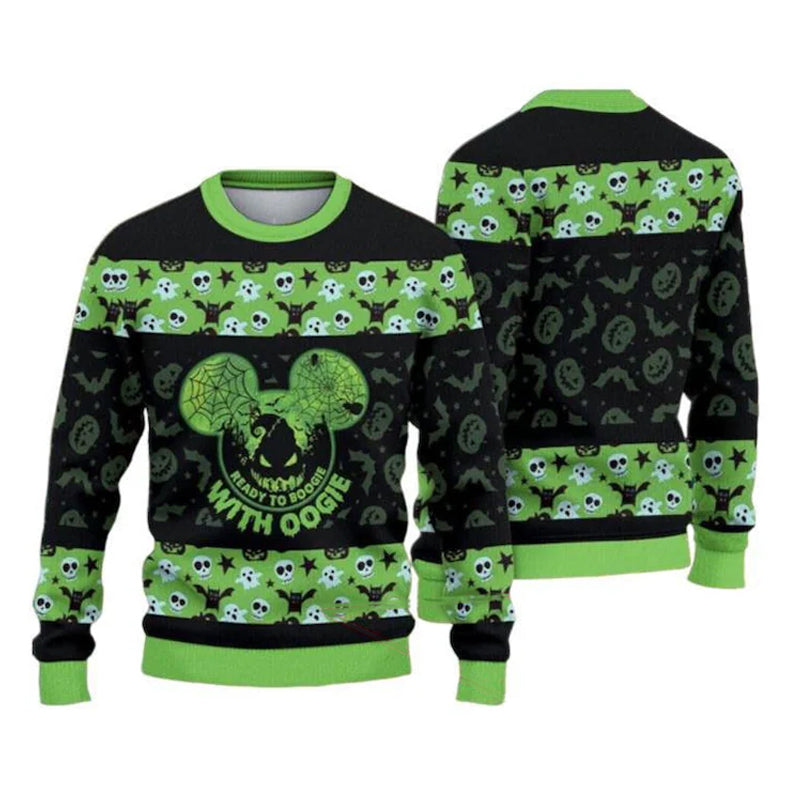 Ugly Sweater JulesRoche Knitted All-Over-Print Pullover Julesroches