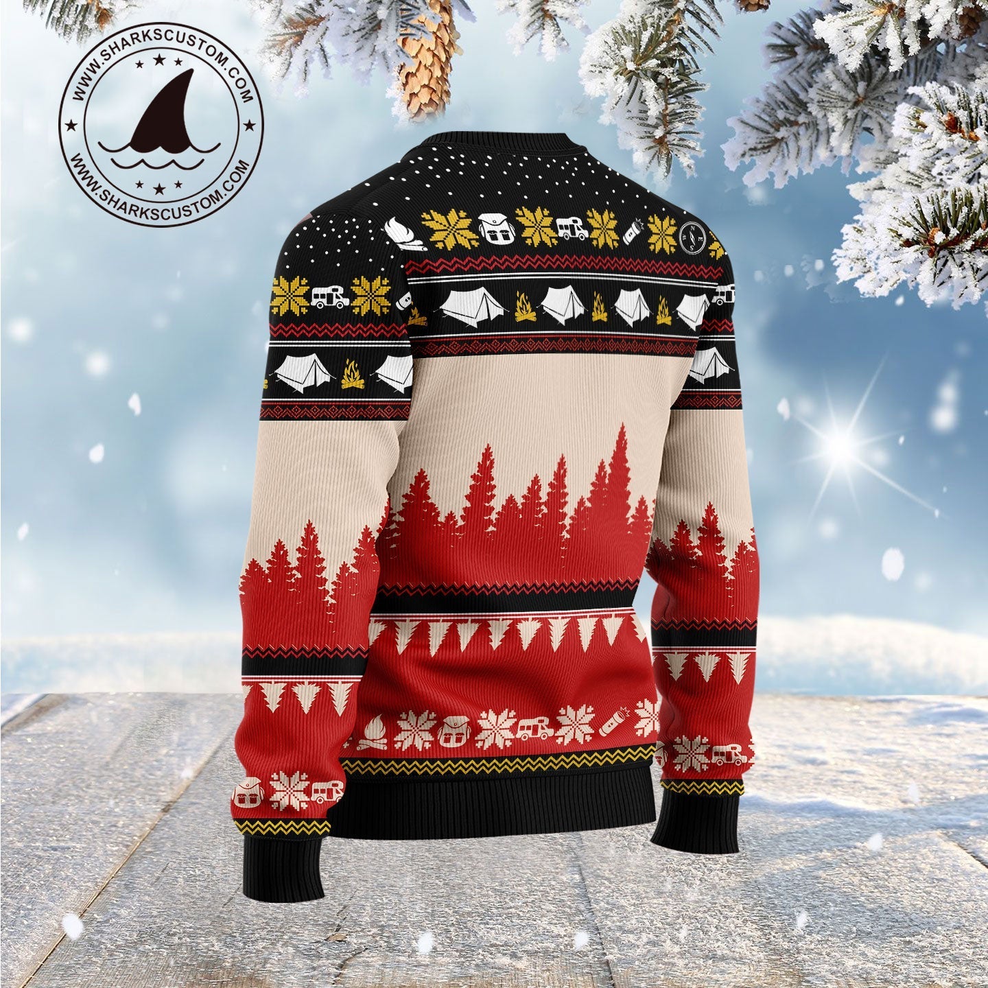 Ugly Sweater JulesRoche Trendy Holiday All-Over-Print Julesroches