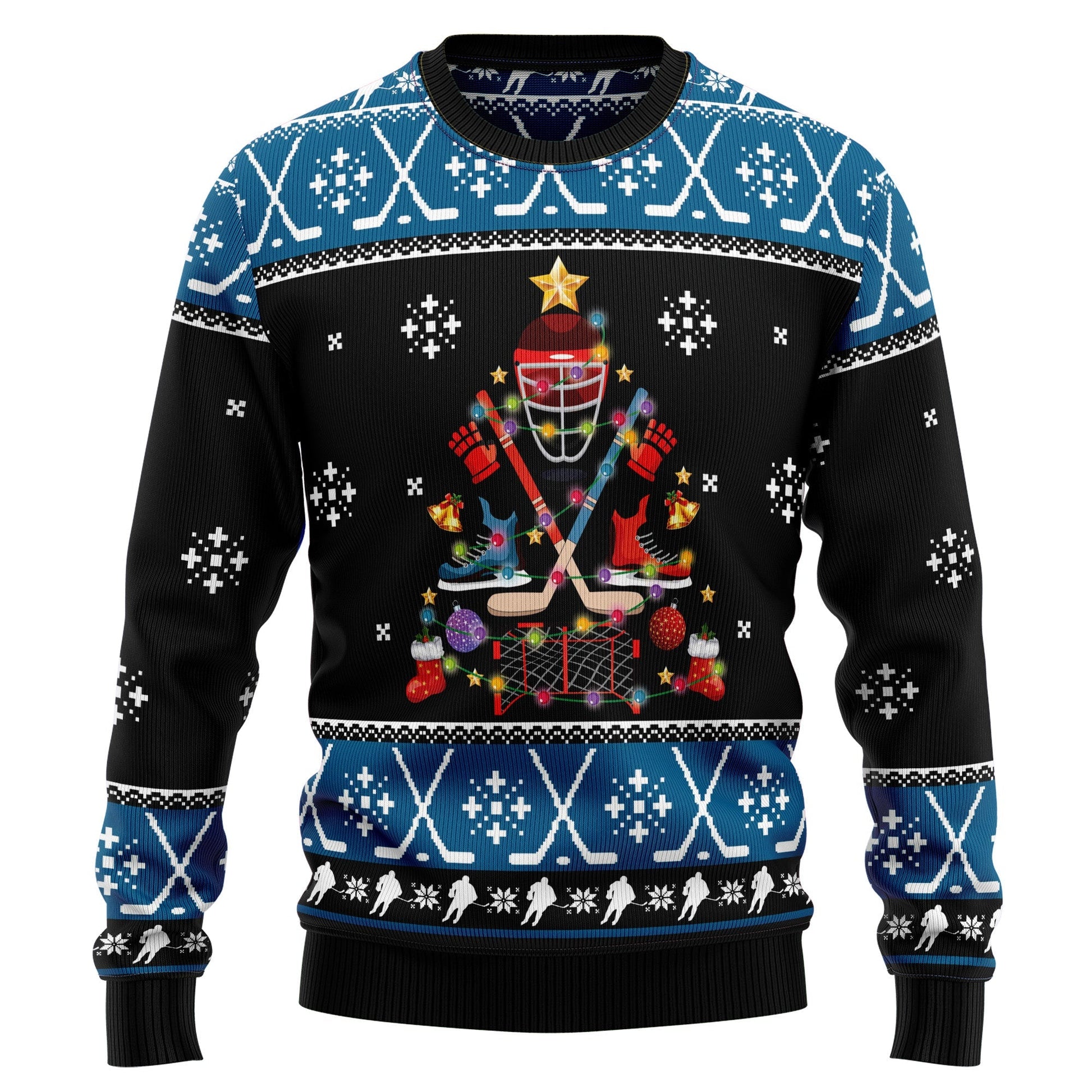 Unisex Christmas Sweater JulesRoche All-Over-Print Winter Apparel Julesroches